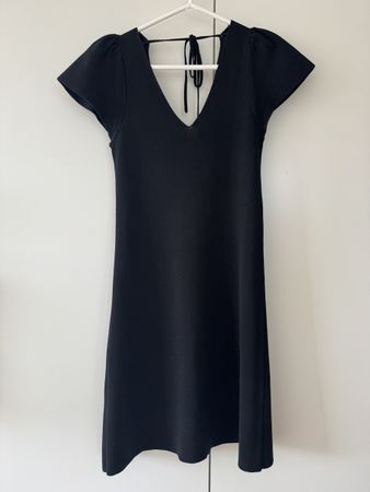 Schwarz Strickkleid MNG Grösse XS guter Zustand