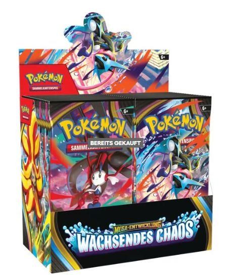 Pokémon Carte collezionabili: Wachsendes Chaos Display – Nuovo e nell'imballaggio originale da Stadel venduto da Caramelmacchiato_