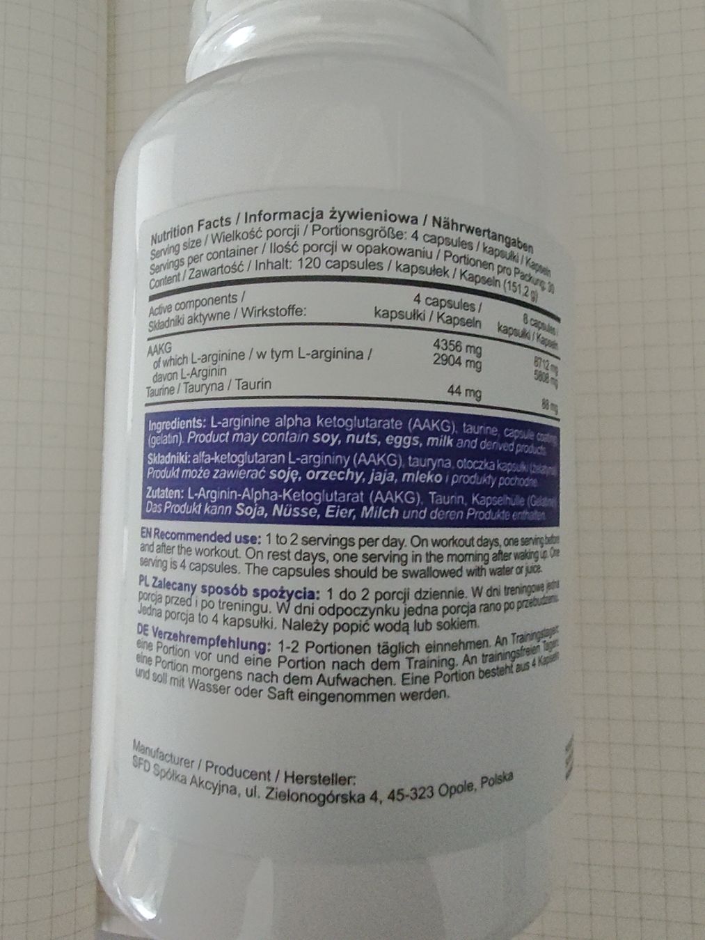 Cibi & Specialità: 4 X AAKG 120 capseln  – Nuovo e nell'imballaggio originale da Zürich venduto da KanKman 1