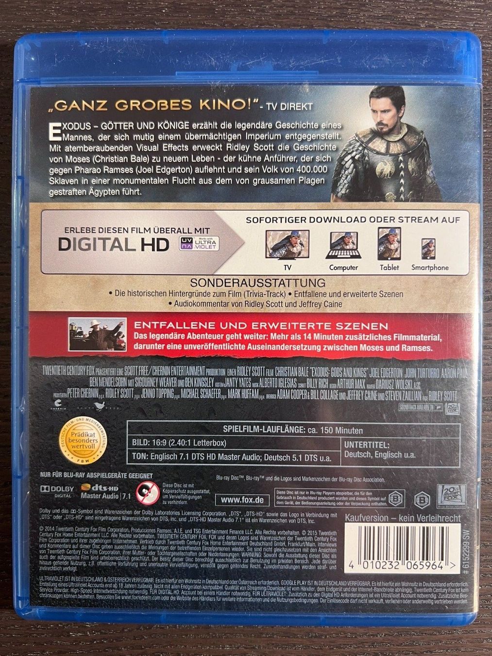 Alle DVDs: Exodus - Götter und Könige – Gebraucht aus Zürich von Blu-ray_ZH 1