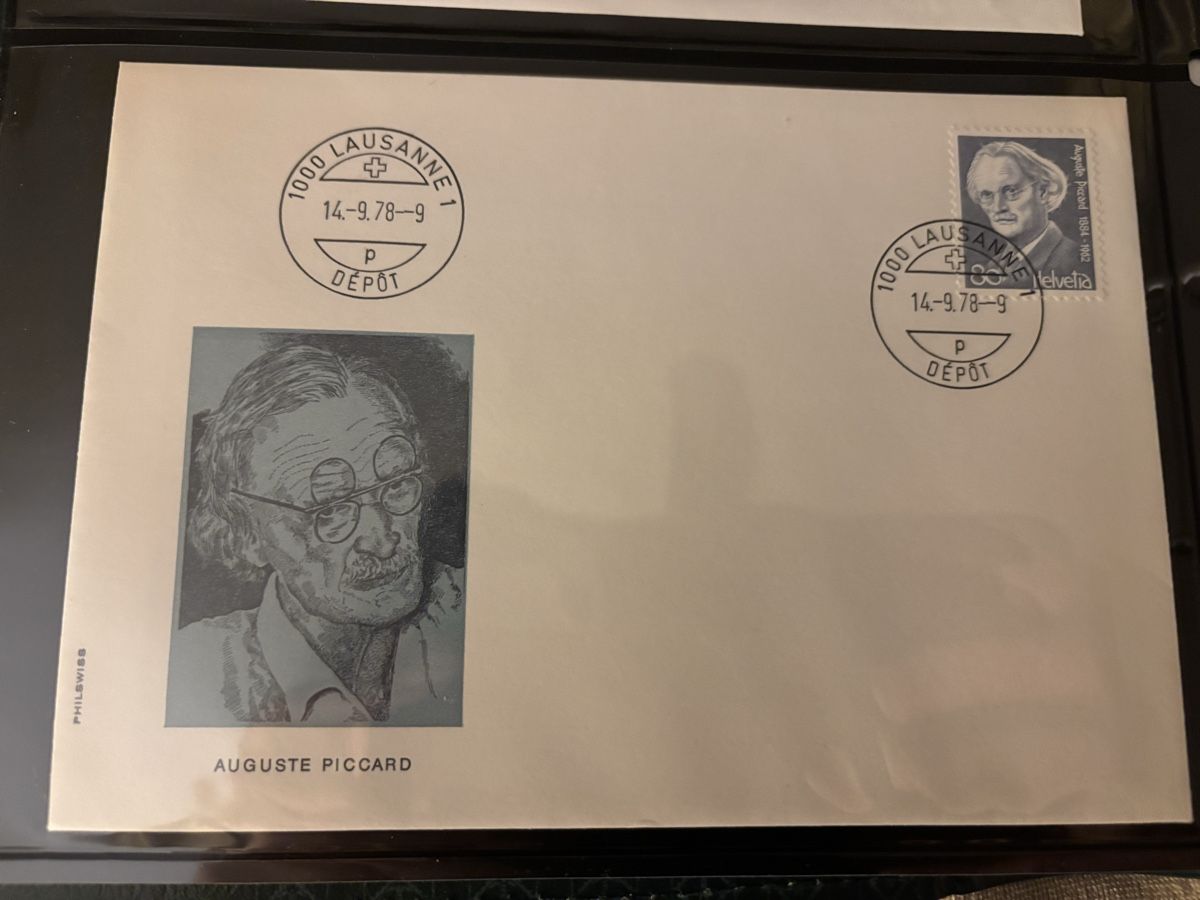 Tutti i francobolli: Auguste Piccard - Flug in die Stratosphäre - Brief 1978 – Nuovo (secondo la descrizione) da Bellach venduto da Legdance
