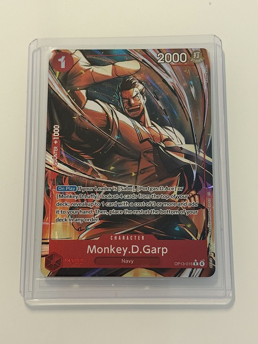 Bandai Sammelbilder & Trading cards: One Piece TCG - Monkey.D.Garp OP13-016 – Neu (gemäss Beschreibung) aus Pieterlen von Mira_o7