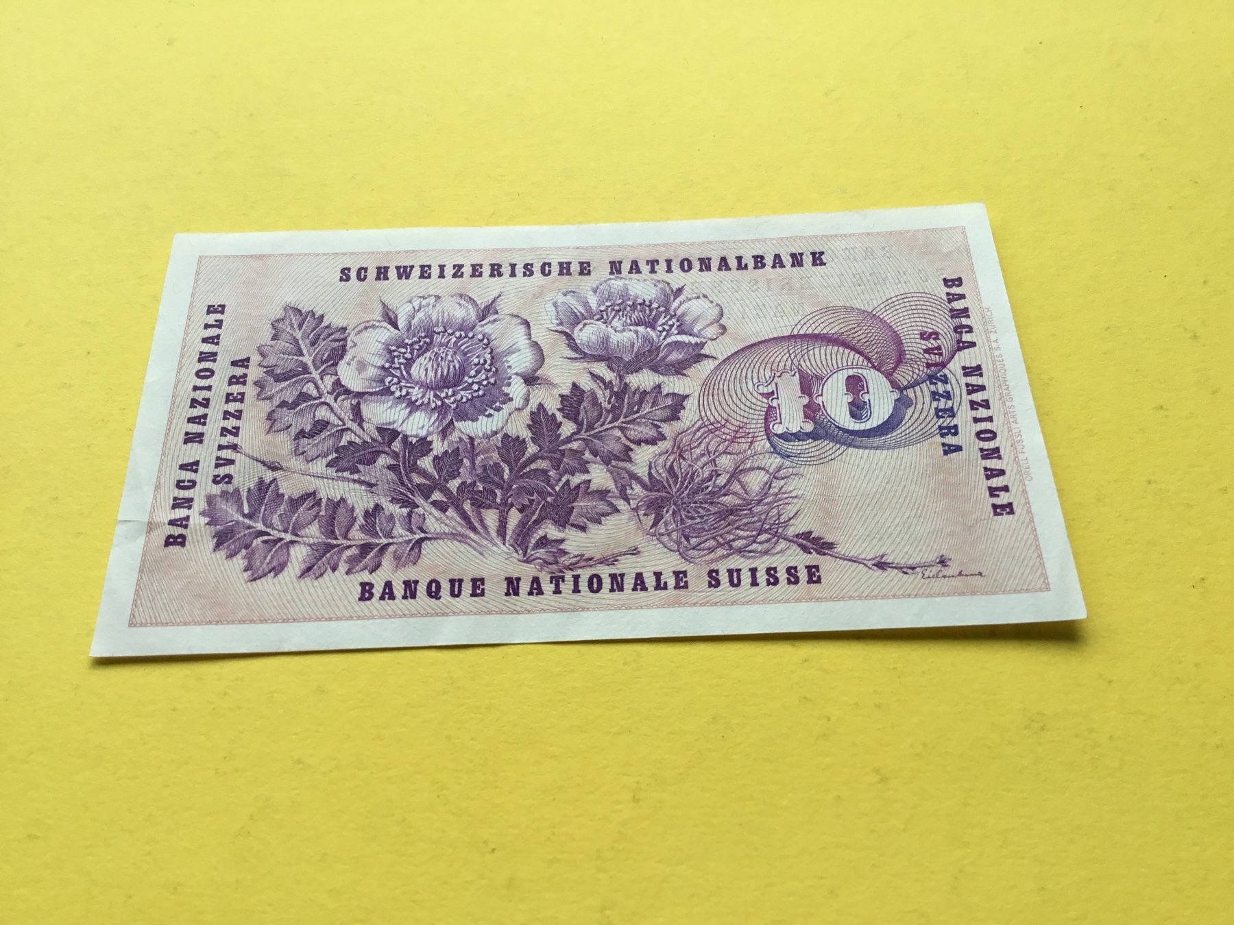 Banconote: 10 Franken nötli 6 Januar 1977 – Nuovo (secondo la descrizione) da St. Margrethen SG venduto da alfapeugeot10 2