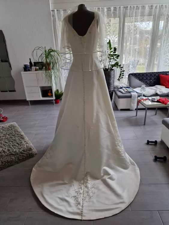 Spitzenapplikation Für Hochzeitskleider – Lila, 45,5x27,3 Cm, 3D-Stickerei Zum Aufnähen