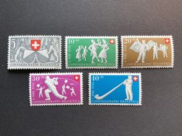 Pro Patria 1951 - komplette Serie ** (ZNr 51, 52, 53, 54,55)