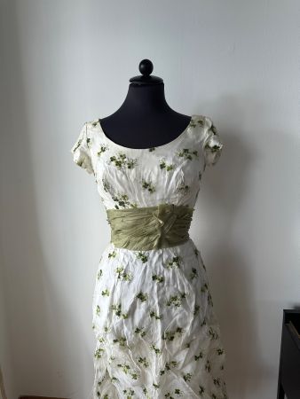 Echtes Vintage 1950 Sommerkleid mit Blumenmuster