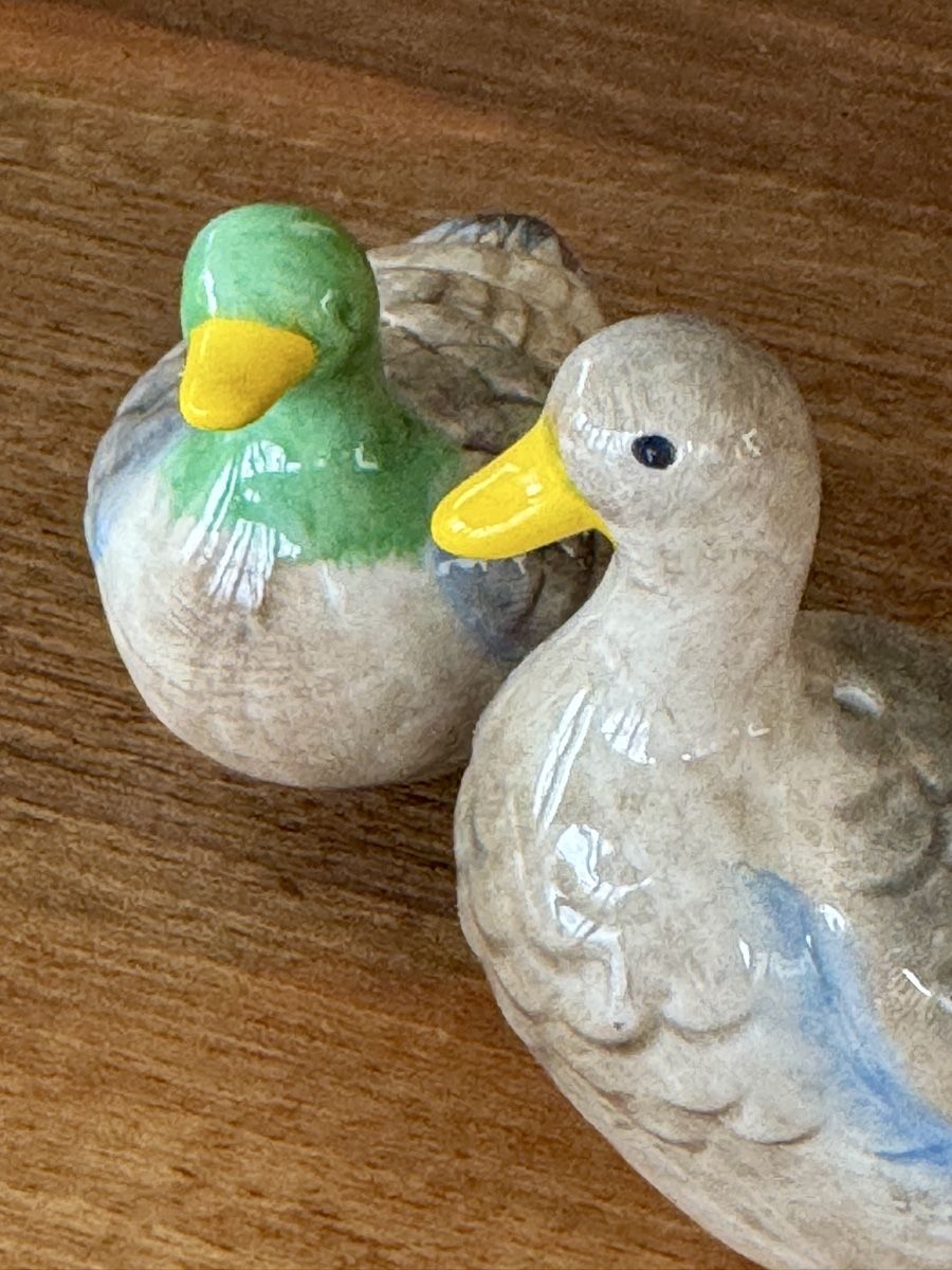 Geschirrsets: Salz Pfeffer Keramik Enten – Gebraucht aus Baar von Freethy 1