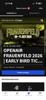 Openair Frauenfeld 2026 Ticket Early Bird