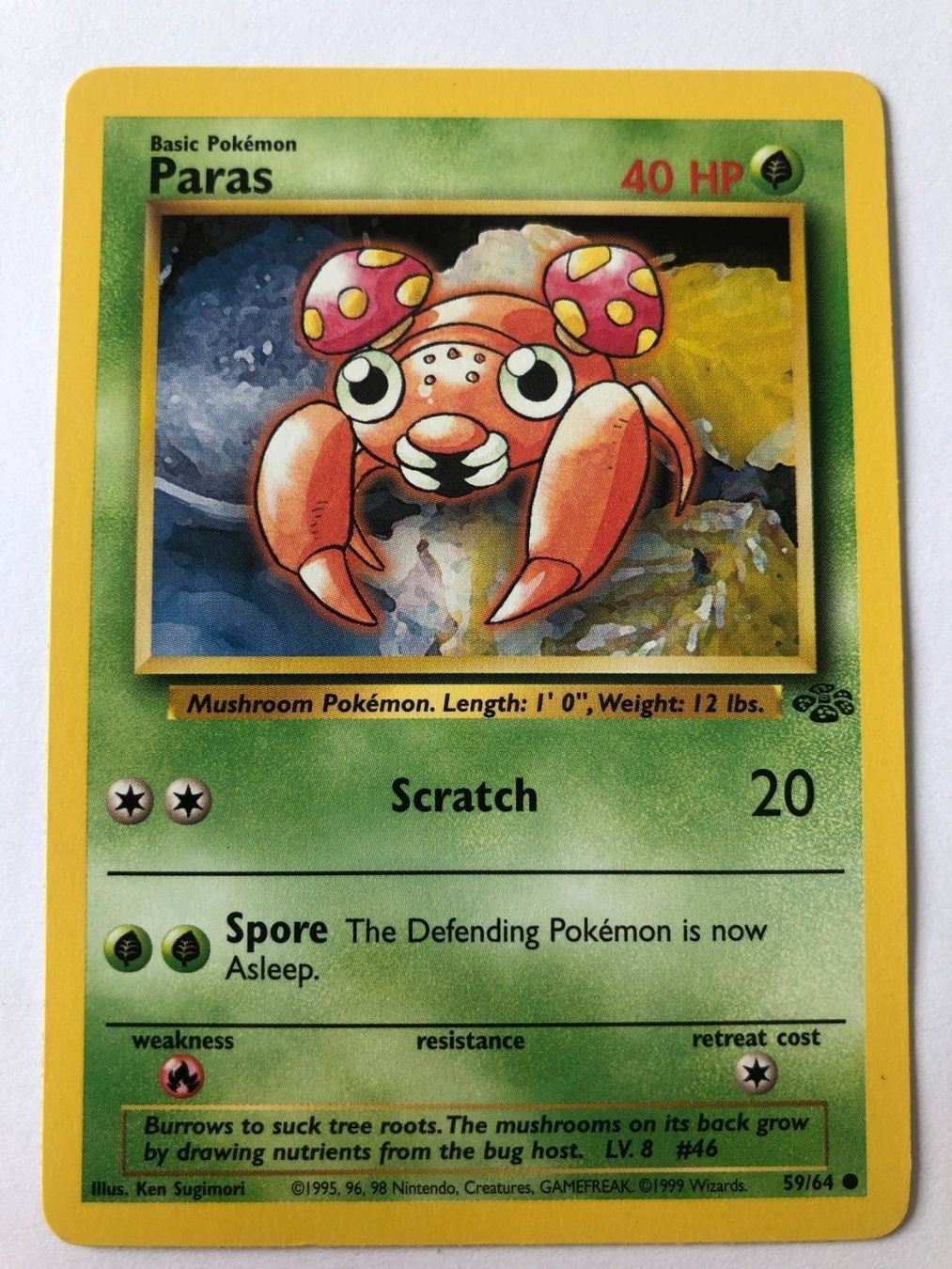 Pokémon Carte collezionabili: Paras - Jungle - Pokemon – Usato da Nussbaumen AG venduto da Bika-Shop