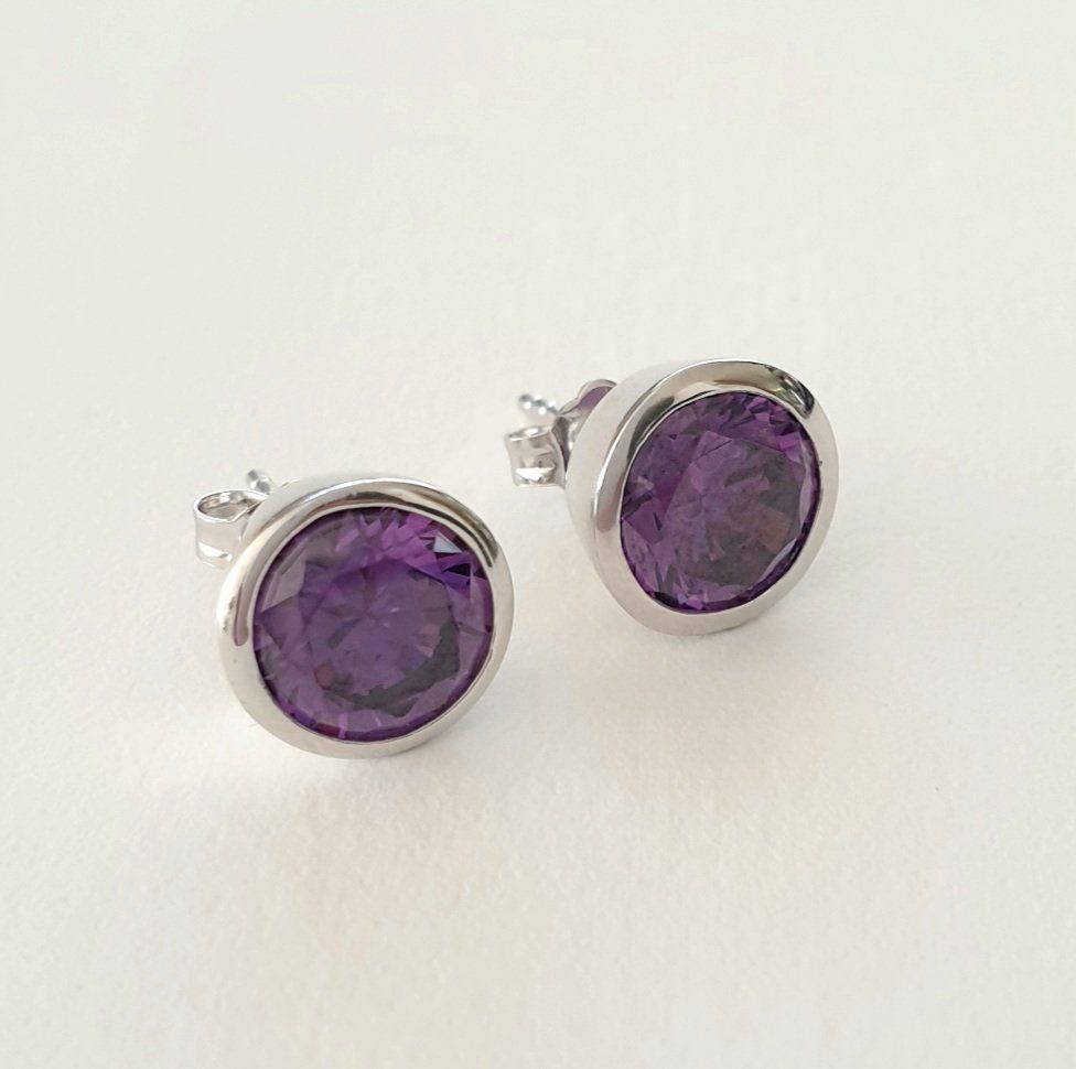 Ohrringe & -stecker: Silber 925 Ohrringe mit Amethyst - NEU – Neu und originalverpackt aus Uetikon am See von Coralreef 2