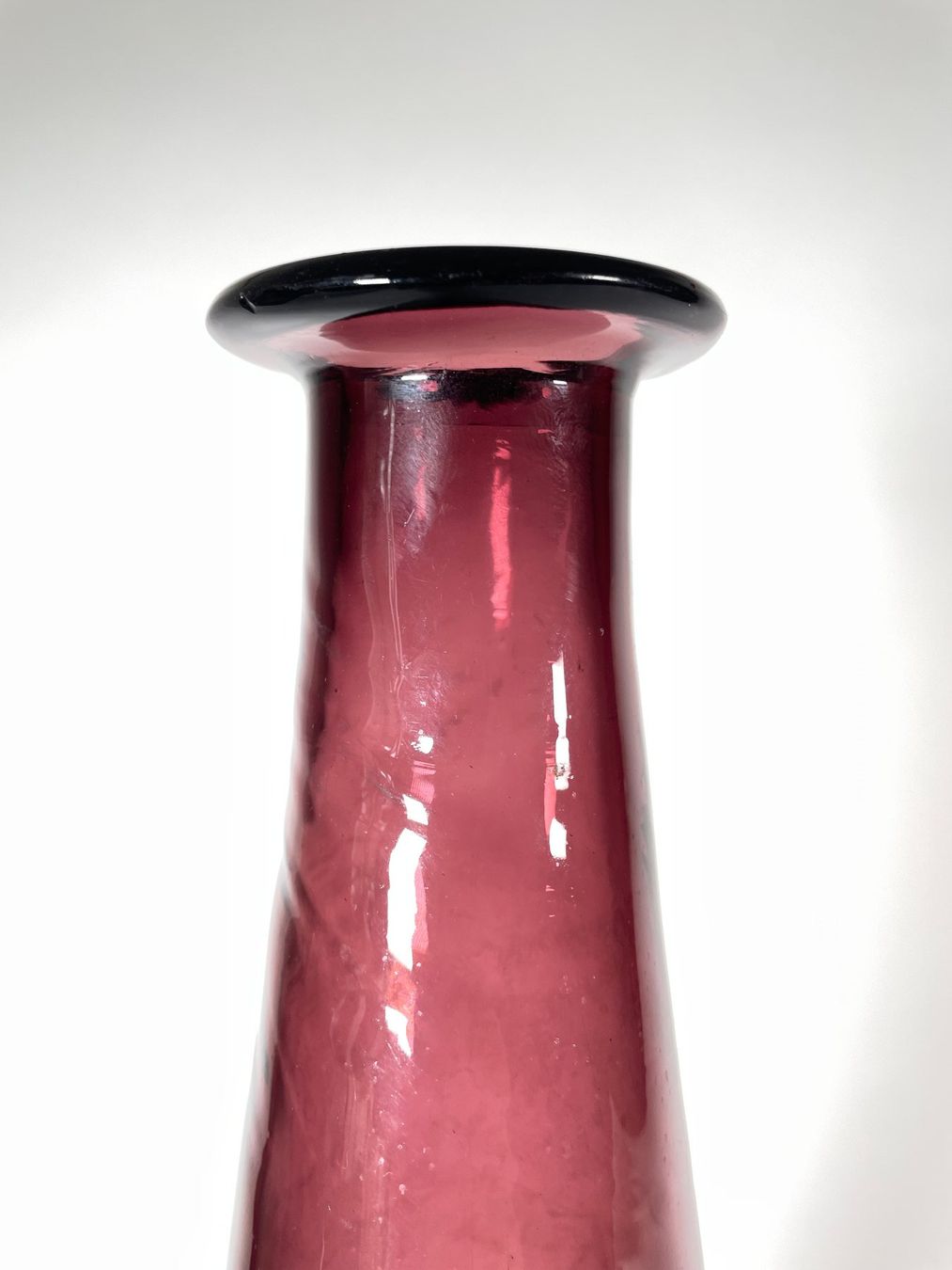 Vasen & Gefässe: Grosse modern geblasene Kunstglas-Vase – Gebraucht aus Zürich von Hedwig-steig 3