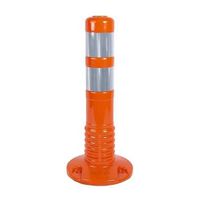 Borne flexible sécuité Ø 8 cm / 45 cm | orange sécurité