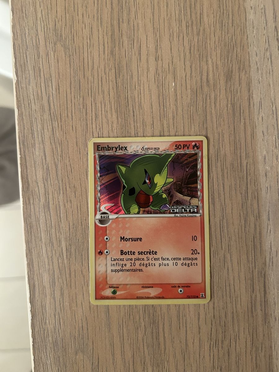 Cartoline: Carte Pokémon embrylex stamp – Usato da Echallens venduto da zor_xdq5
