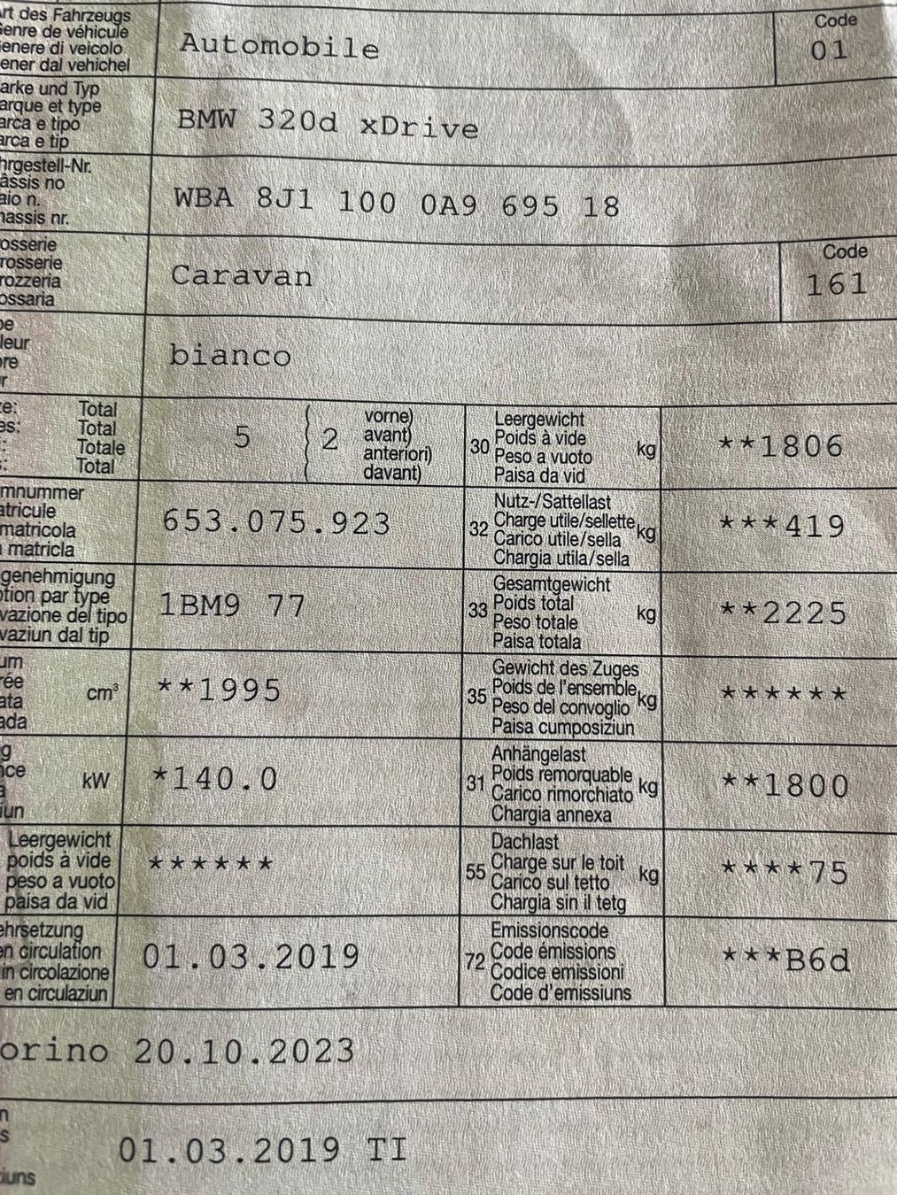 BMW Autos: BMW Serie 3 Touring bianca – Gebraucht aus Cimo von pippo1992 6