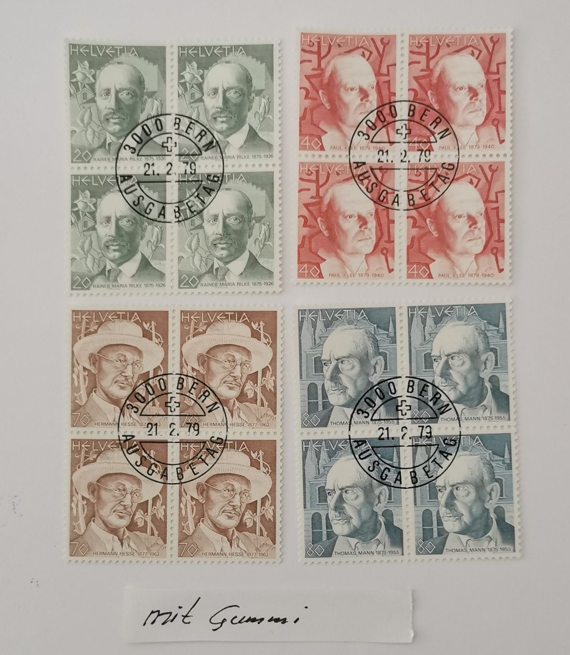 Tous les timbres: 1979 – Neuf (Voir description) à Aadorf par Chnorli-Furz