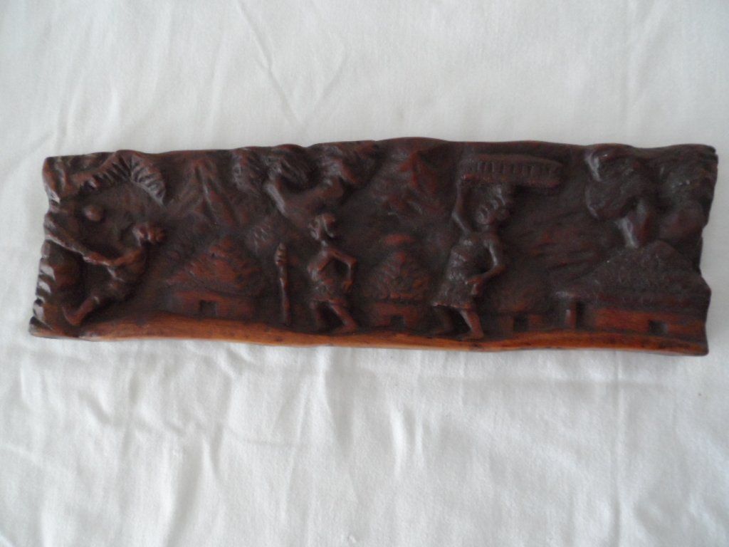 Xilografie: Seltene Holzschnitzerei Relief – Usato da Zürich venduto da Putsch92 5