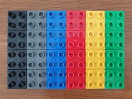 Lego Duplo (60) 24 Bausteine 2x2 Noppen