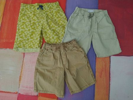 3×Shorts Jungen Sommerpaket in Gr. 140