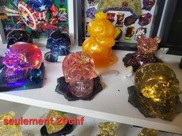 Crânes décoratifs en résine, Halloween approche!