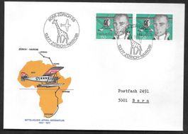 Gedenkflug Mittelholzer Zürich - Nairobi 13.2.1977