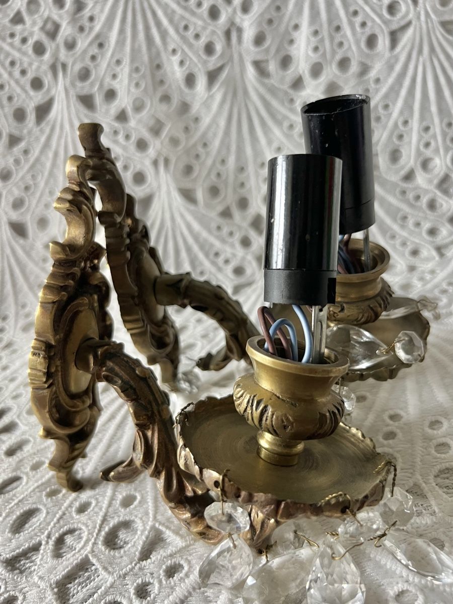 Lampade: Paar Alter Messing Wandleuchte – Usato da Frenkendorf venduto da Only1
