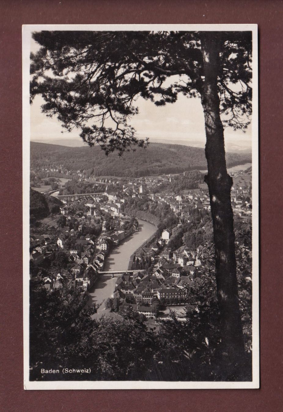Ansichtskarten: BADEN - Teilansicht – Gebraucht aus Pully von nicecards-shop