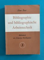 BIBLIOGRAPHIEN – BIBLIOTHEKEN - KATALOGE