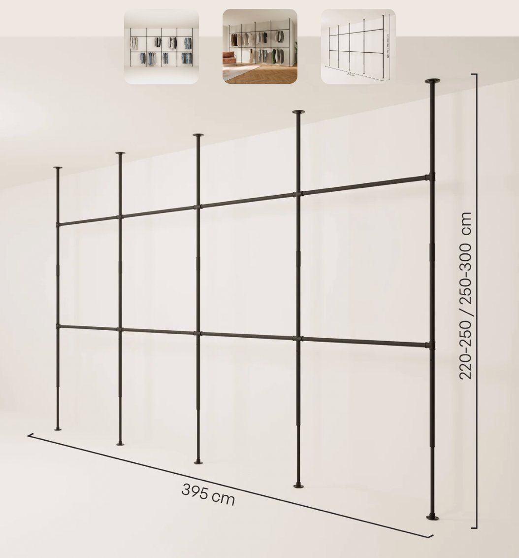 Pamo. Guardaroba: LOFT 4 // Teleskop Kleiderstange – Usato da Reinach BL venduto da meu_68d7 1
