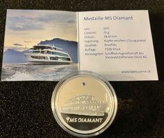 MS Diamant 2017, Auflage nur 1500 Stk. , versilbert, Top!