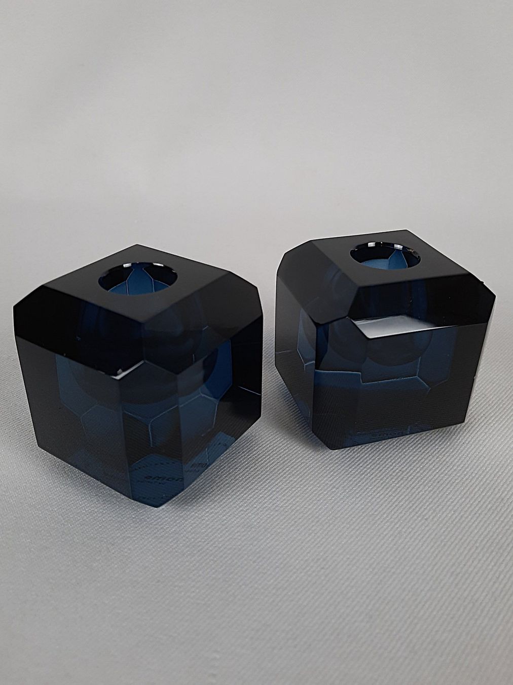 Portacandele: TCHIBO Glas Kerzenhalter 2er-Set – Usato da Beinwil am See venduto da Restwert_Beinwil 1