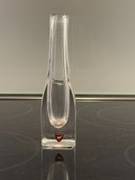 Vase Glas farblos orrefors Schweden wohl E. Hald 40er Jahre