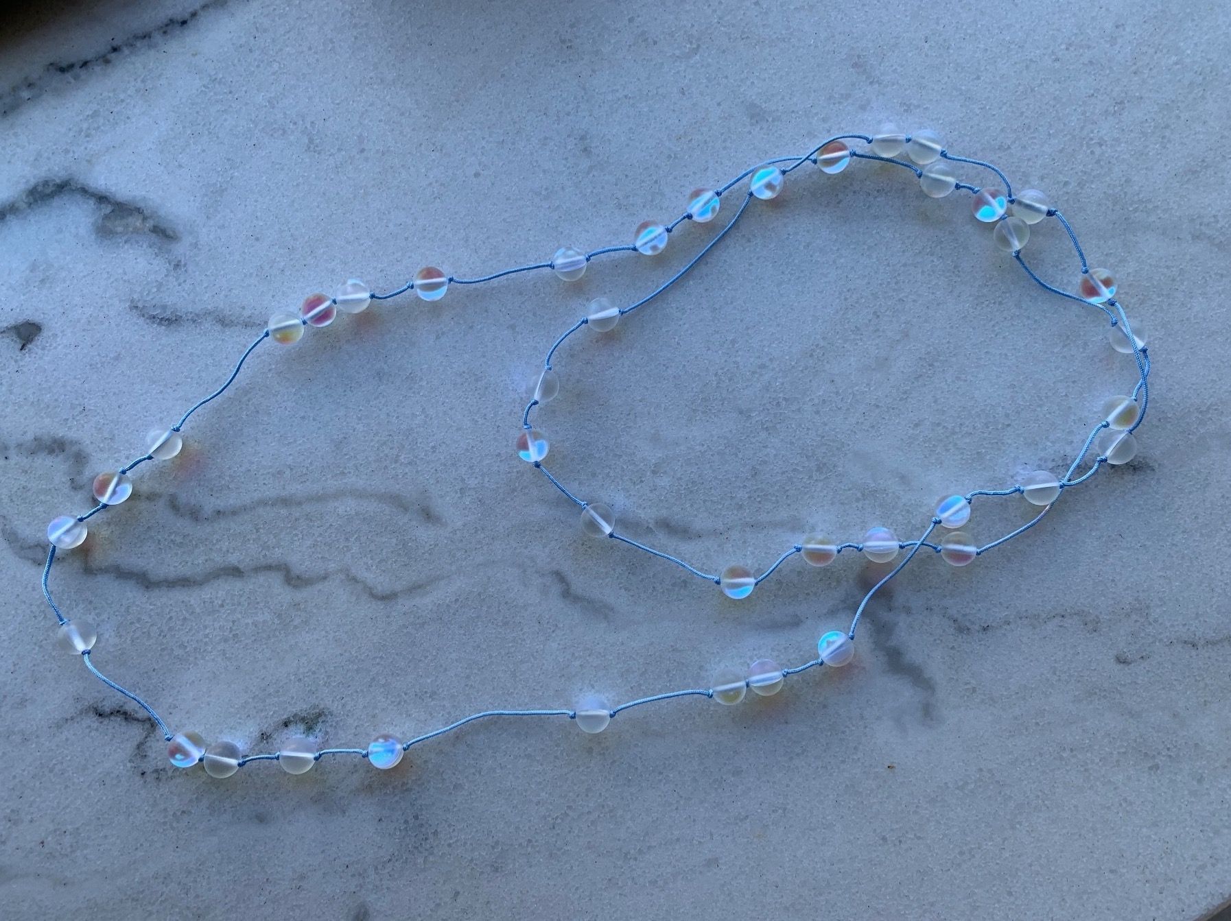 Catenine: Glaskugel-Kette Sautoire – Nuovo (secondo la descrizione) da Luzern venduto da Pegasus003 2