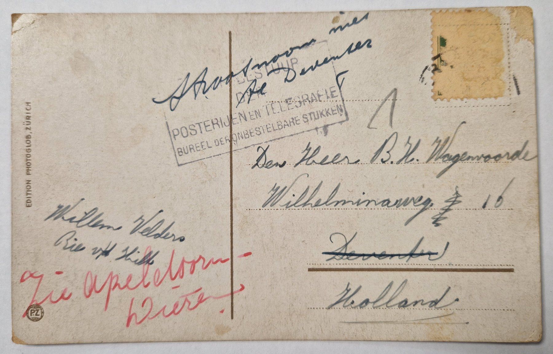 Cartoline postali: Kleine Scheidegg - sehr alt – Usato da Melchnau venduto da Arthurius 1