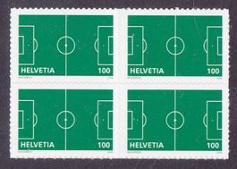 2008 Fussball EM 1Fr.  Nr.1264B  4er Postfrisch ** Zähnung-B