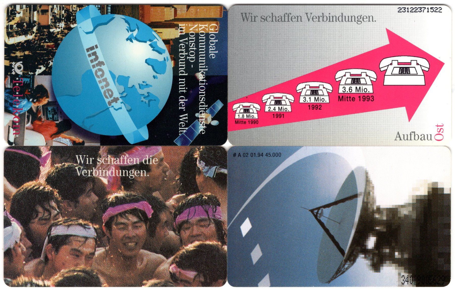 Schede telefoniche: 4 volle Deutsche Telefonkarten der A-Serie – Nuovo (secondo la descrizione) da Eglisau venduto da Chperfins