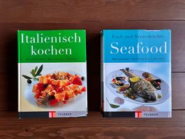 Italienisch kochen + Seafood (2 Bände) | Teubner Verlag