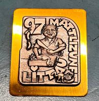 Fasnachtsplakette Littau 1997 Gold Mättli-Zunft Littau