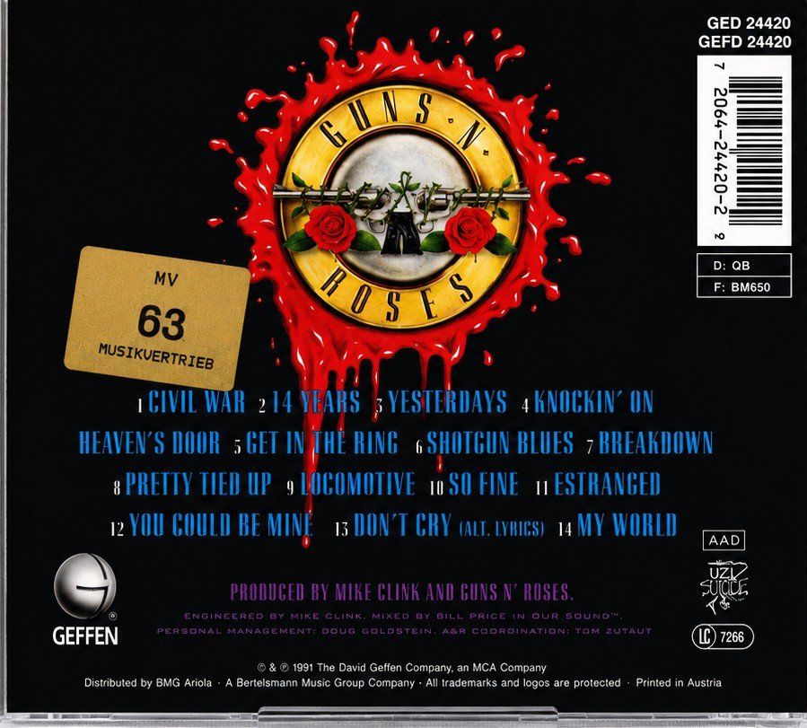 CD: CD Guns N' Roses "Use Your Illusion II",  Nr. 112 – Nuovo (secondo la descrizione) da Kottwil venduto da Crazyrolf 1