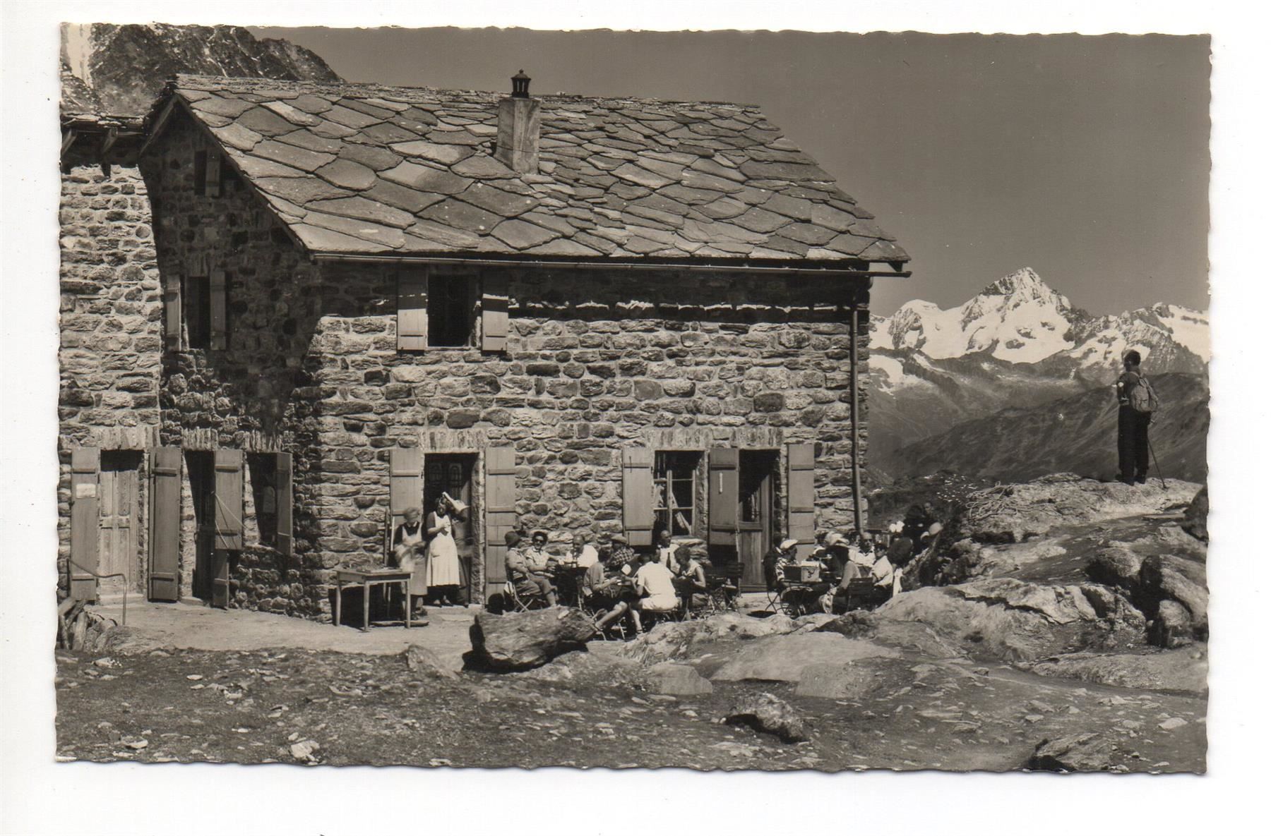 Ansichtskarten: SAAS-FEE Bergsteigerheim Langefluh – Gebraucht aus Jona von philajona