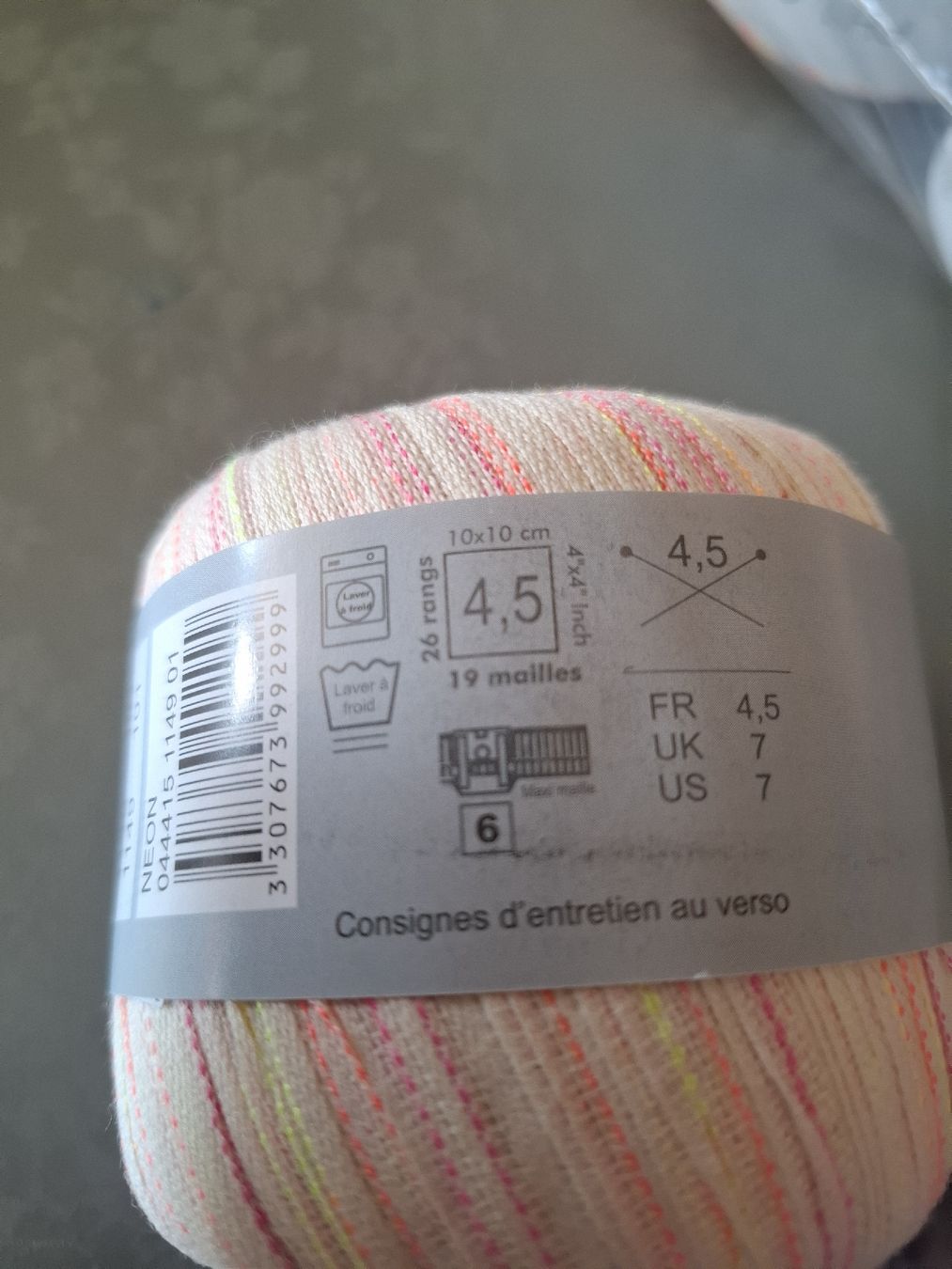 Laine: 10 x Strickgarn Phildar Phil Chamallow Neon Sommer-Farben! – Neuf avec emballage d'origine à Buchrain par Sracer0 4