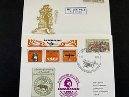 2 Flugkarten Dresden 1986 (B541)