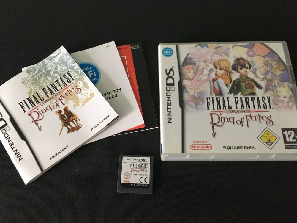 Jeux Nintendo DS - Final Fantasy III + Final Fantasy Ring Of Fates, En Très Bon état Avec Boîtes