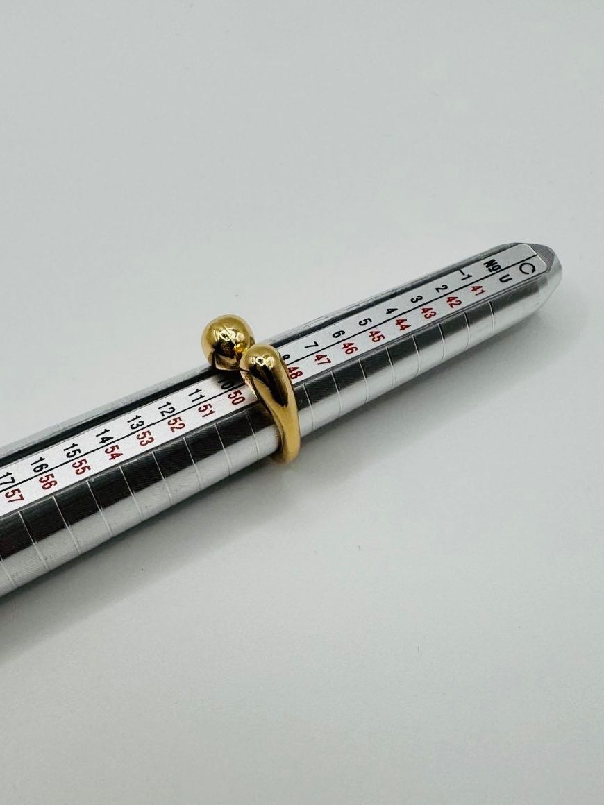 Anelli: Golden farbiger Ring / Grösse: 49 – Nuovo e nell'imballaggio originale da Frutigen venduto da glanzvolles.leben 1