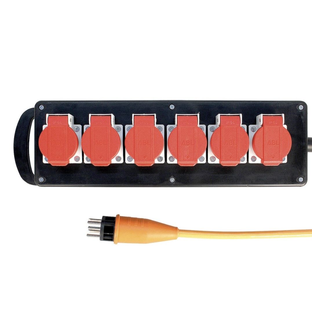 Stecker: Steckdosenleiste Steffen - 6 x T15 – Neu (gemäss Beschreibung) aus Reinach BL von HeTra20 1