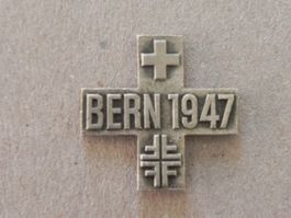 Abzeichen Eidg. Turnfest Sport Bern 1947 Turrnkreuz