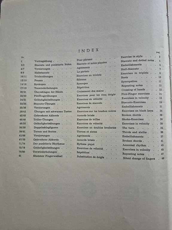 Libri: Klaviernoten "Der praktische Czerny" – Usato da Niederhasli venduto da mybluefish 2
