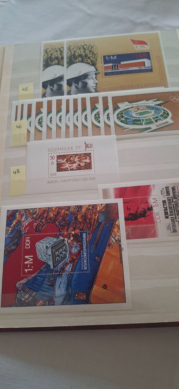 Tutti i francobolli: Briefmarken Blöcke DDR – Usato da Lachen SZ venduto da Isuma 1
