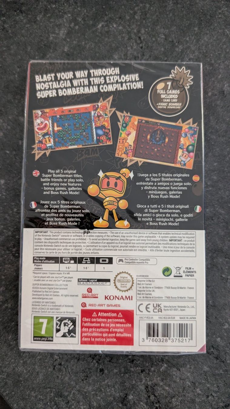 Spiele: SUPER BOMBERMAN COLLECTION (Édition Deluxe) – Neu und originalverpackt aus St-Cergue von Stekuff73 1