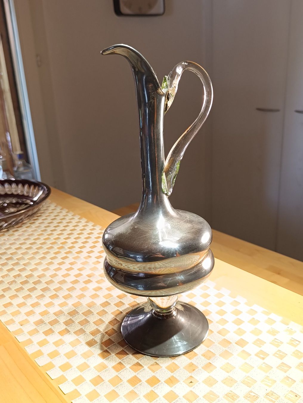 Murano Karaffen: Vintage Murano wunderschöne Karaffe 60er Top – Gebraucht aus Steffisburg von 1.Schmuckschatulle 1