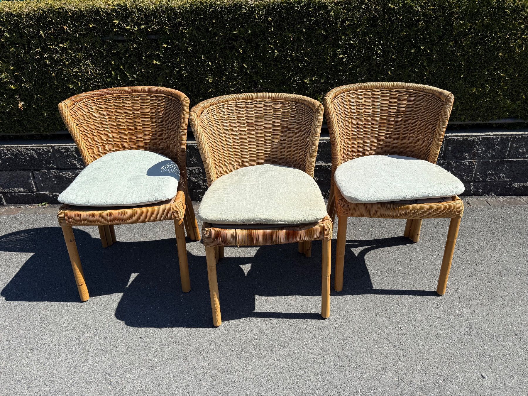 Sedie: 3 Vintage Korbstühle Domicil – Usato da Altstätten SG venduto da mhu_k9gj